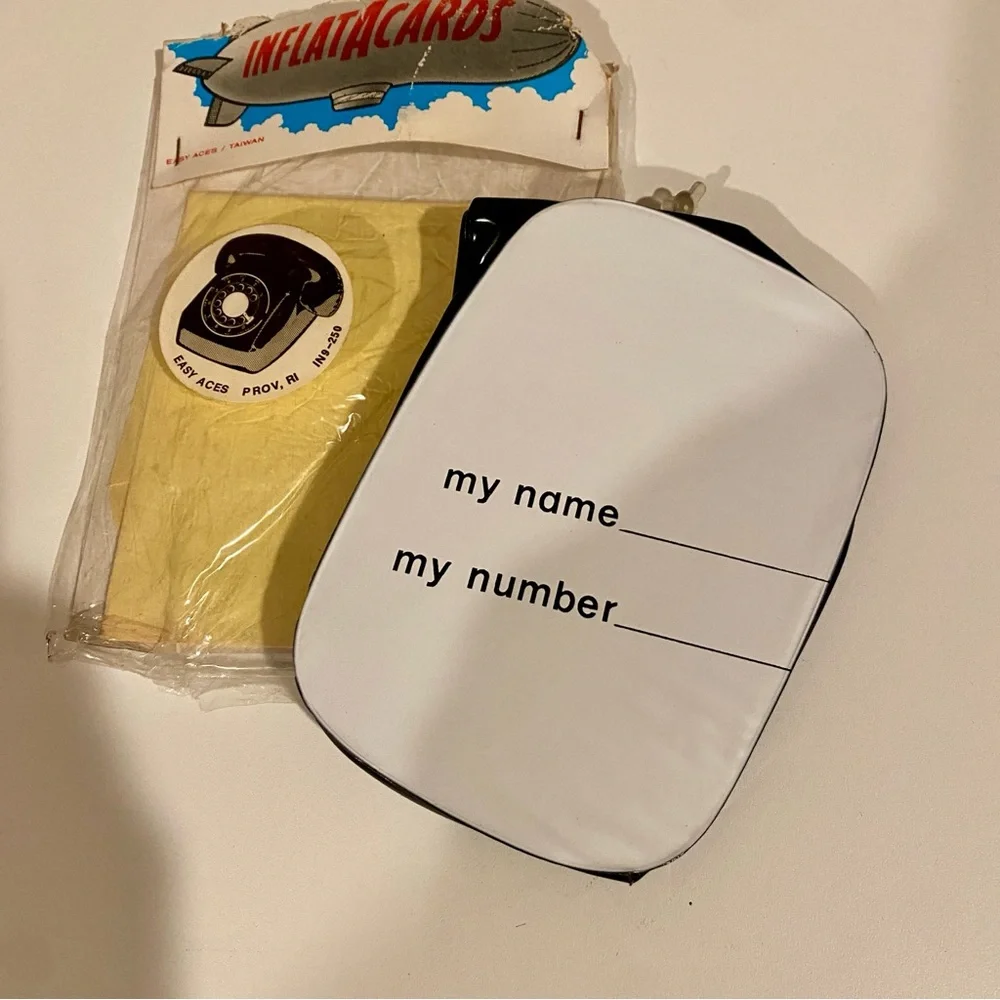 Vintage Inflatacards Inflatable‎ Telephone Card Collectable